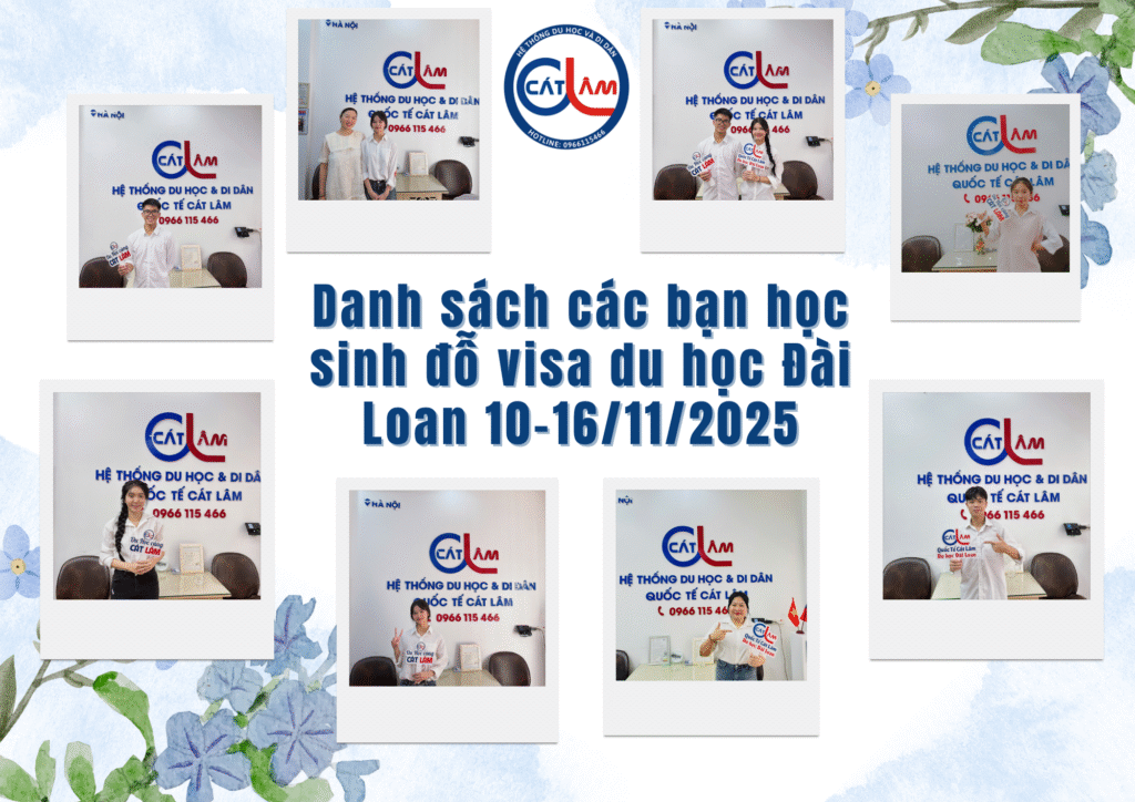 Danh sách các bạn đỗ Visa 10-16/11/2025