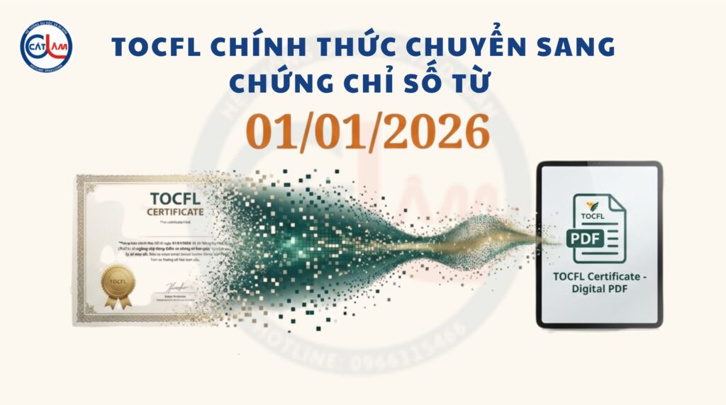 Cập Nhật Quy Định Chứng Chỉ TOCFL Điện Tử Mới Nhất 2026